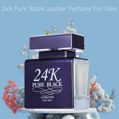 Lonkoom Parfum 24K Black Leather For Men - Image 2