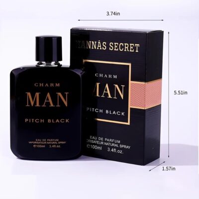 Man Perfume Pitch Black 100ML - Image 4