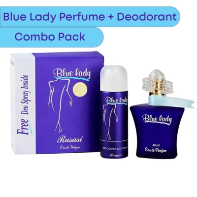 Blue Lady Perfume & Deodorant Spray Combo Pack - Image 2