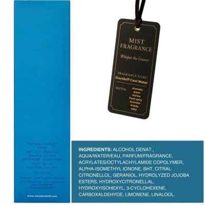 Davidoff Cool Water Eau de Toilette Perfume For Men - Image 3