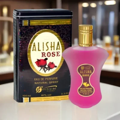 Original Hunaidi Alisha Rose Perfume 100ml EDP – Price in Pakistan - Image 2