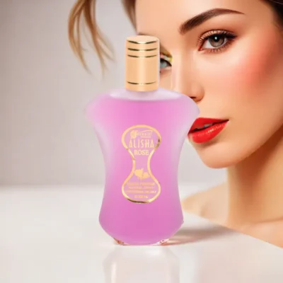 Original Hunaidi Alisha Rose Perfume 100ml EDP – Price in Pakistan - Image 4