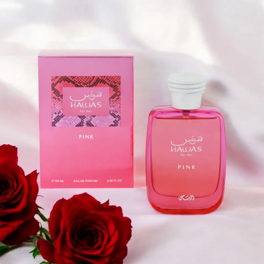 Rasasi Hawas Pink Eau de Parfum 100ML For Her - Image 4
