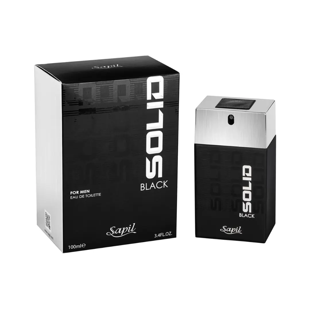 Solid Black Perfume For Men By Sapil 100ML